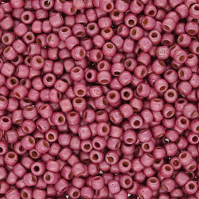 Rocailles - Perlen Toho 11/0 – PermaFinish - Matte Galvanized Pink Lilac - PerlineBeads SA
