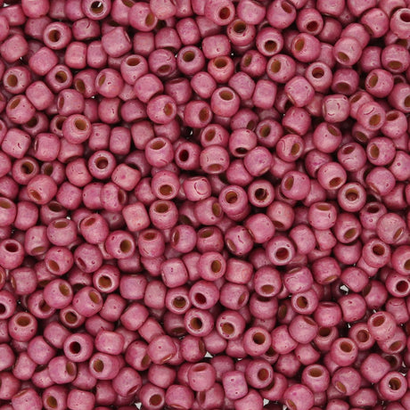 Rocailles - Perlen Toho 11/0 – PermaFinish - Matte Galvanized Pink Lilac - PerlineBeads SA