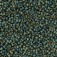 Rocailles - Perlen Toho 15/0 – Frosted Metallic Iris - Green/Brown - PerlineBeads SA