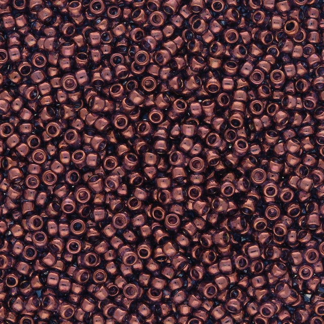 Rocailles - Perlen Toho 15/0 – Gold - Lustered Amethyst - PerlineBeads SA