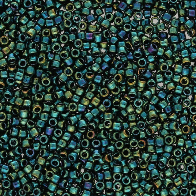 Rocailles - Perlen Toho 15/0 – Higher - Metallic June Bug - PerlineBeads SA