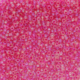 Rocailles - Perlen Toho 15/0 – Inside - Color Crystal/Siam - Lined - PerlineBeads SA