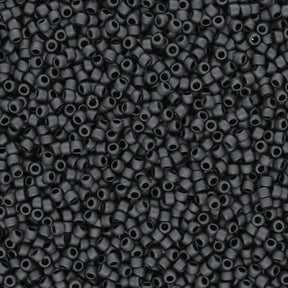 Rocailles-Perlen Toho 15/0 – Matte-Color Opaque Gray - PerlineBeads