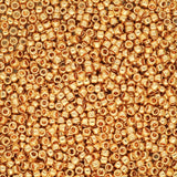 Rocailles - Perlen Toho 15/0 – Metallic 24K Gold Plated - PerlineBeads SA