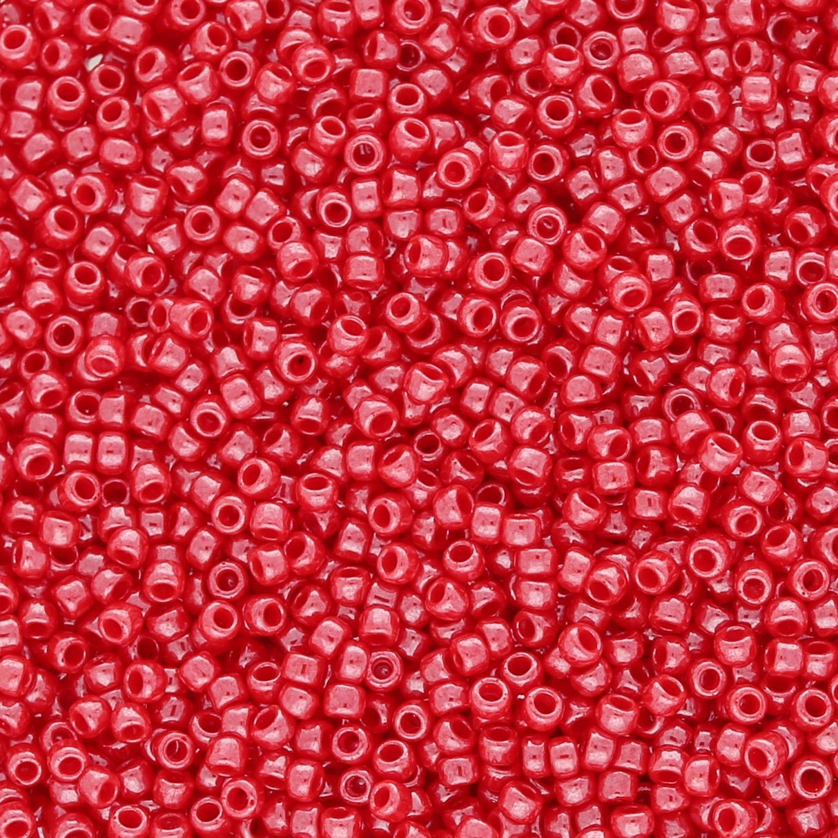 Rocailles - Perlen Toho 15/0 – Opaque - Lustered Cherry - PerlineBeads SA