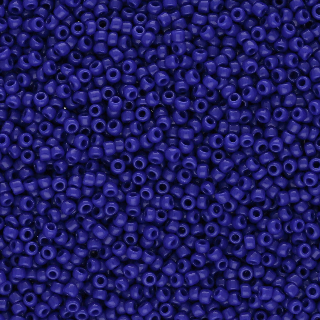 Rocailles-Perlen Toho 15/0 – Opaque Navy Blue - PerlineBeads