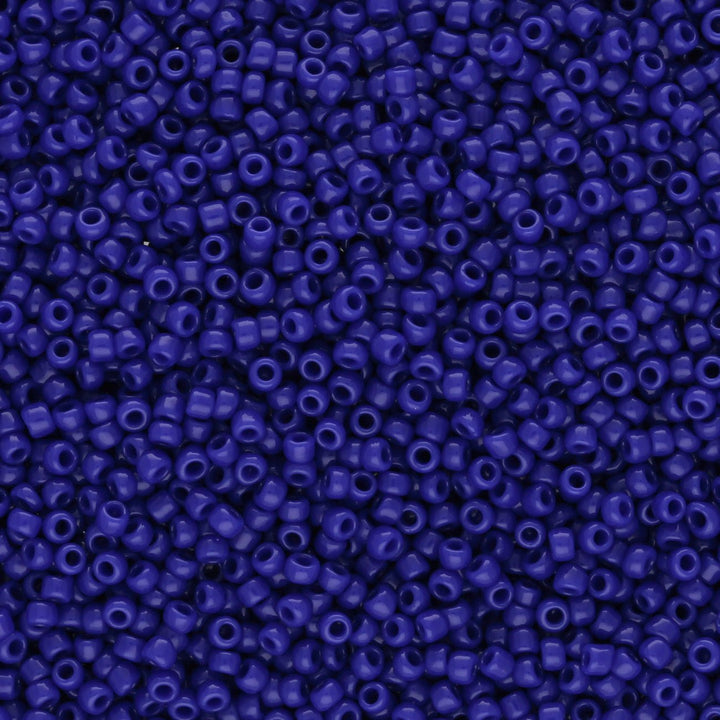 Rocailles-Perlen Toho 15/0 – Opaque Navy Blue - PerlineBeads