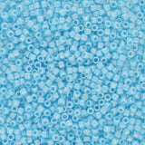 Rocailles - Perlen Toho 15/0 – Opaque Rainbow Blue Turquoise - PerlineBeads SA