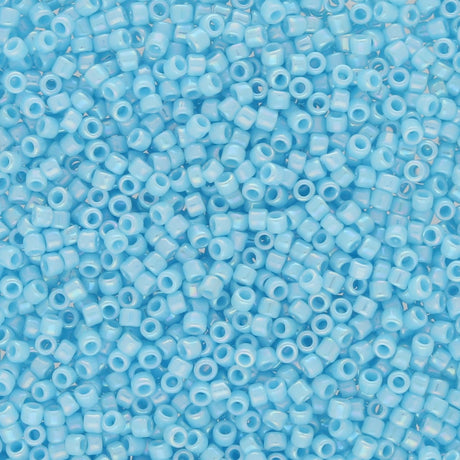 Rocailles - Perlen Toho 15/0 – Opaque Rainbow Blue Turquoise - PerlineBeads SA