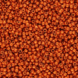 Rocailles - Perlen Toho 15/0 – PermaFinish - Galvanized Saffron - PerlineBeads SA