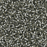 Rocailles - Perlen Toho 15/0 – Silver - Lined Gray - PerlineBeads SA
