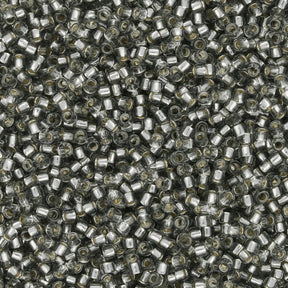 Rocailles - Perlen Toho 15/0 – Silver - Lined Gray - PerlineBeads SA