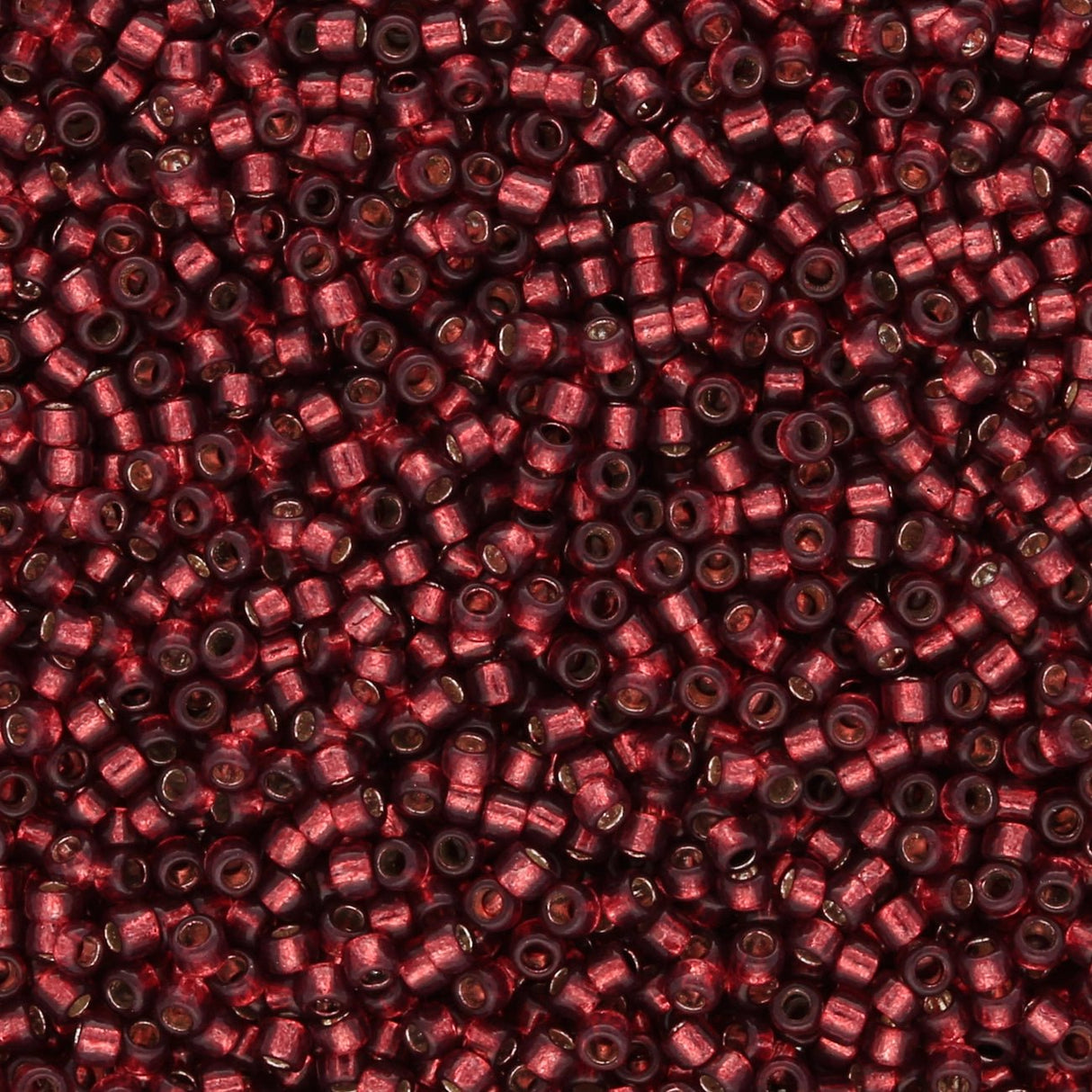 Rocailles - Perlen Toho 15/0 – Silver - Lined Milky Pomegranate - PerlineBeads SA