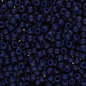 Rocailles-Perlen Toho 8/0 – Semi Glazed Navy Blue - PerlineBeads