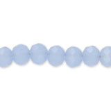 Rondellen aus facettiertem Glas 6x5 mm - Light Blue - PerlineBeads SA