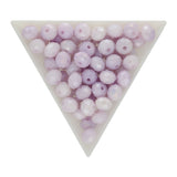 Rondellen aus facettiertem Glas 7x5.5 mm - Lilac - PerlineBeads SA