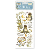Rub - On Transfer „Hidden Grove Mr. Frog“ | Dekorfolie von Stamperia - PerlineBeads SA