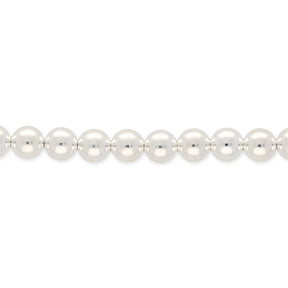 Runde Perle aus 925 Sterling Silber - 4 mm - PerlineBeads