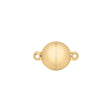 Runder Magnetverschluss ∅ 6 mm – Edelstahl PVD - Gold - PerlineBeads