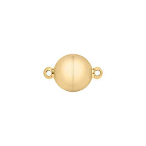 Runder Magnetverschluss ∅ 6 mm – Edelstahl PVD - Gold - PerlineBeads