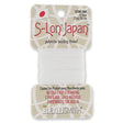 S - Lon Japan Perlenfaden - Extra fine - Weiss - PerlineBeads SA