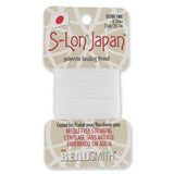 S - Lon Japan Perlenfaden - Extra fine - Weiss - PerlineBeads SA