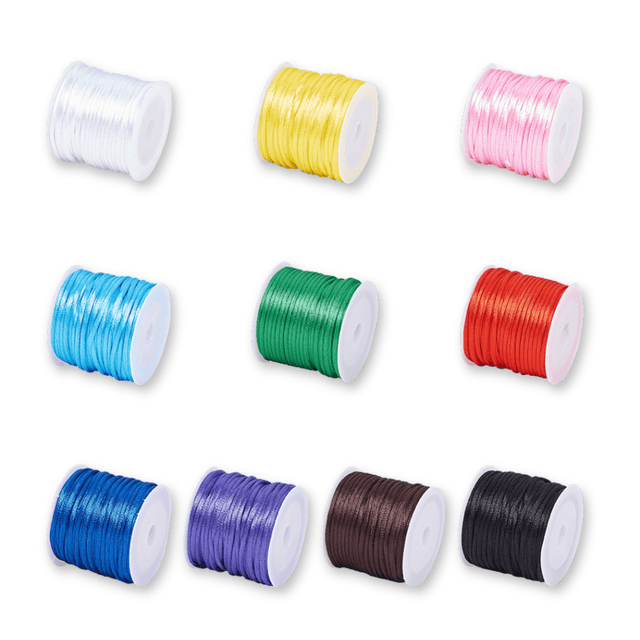 Satin Kordel ∅ 2 mm - 10 meter - PerlineBeads SA