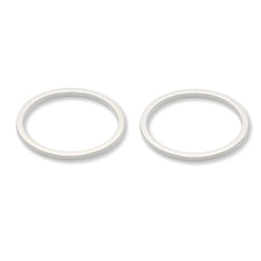 Schmuckverbinder Ringform, Ø 15 mm - Silber - PerlineBeads SA