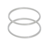 Schmuckverbinder Ringform, Ø 30 mm - Silber - PerlineBeads SA