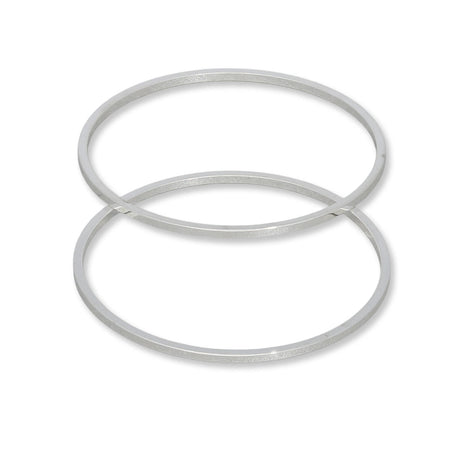 Schmuckverbinder Ringform, Ø 30 mm - Silber - PerlineBeads SA