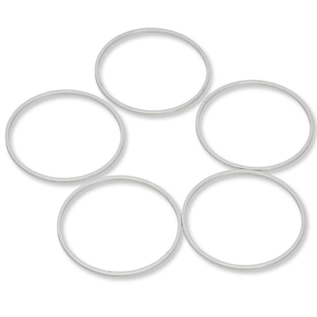 Schmuckverbinder Ringform, Ø 30 mm - Silber - PerlineBeads SA