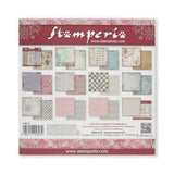 Scrapbook - Block "Alice" Backgrounds - Double Face - 10 Seiten - 20,3 x 20,3 (8x8 inch) - PerlineBeads SA