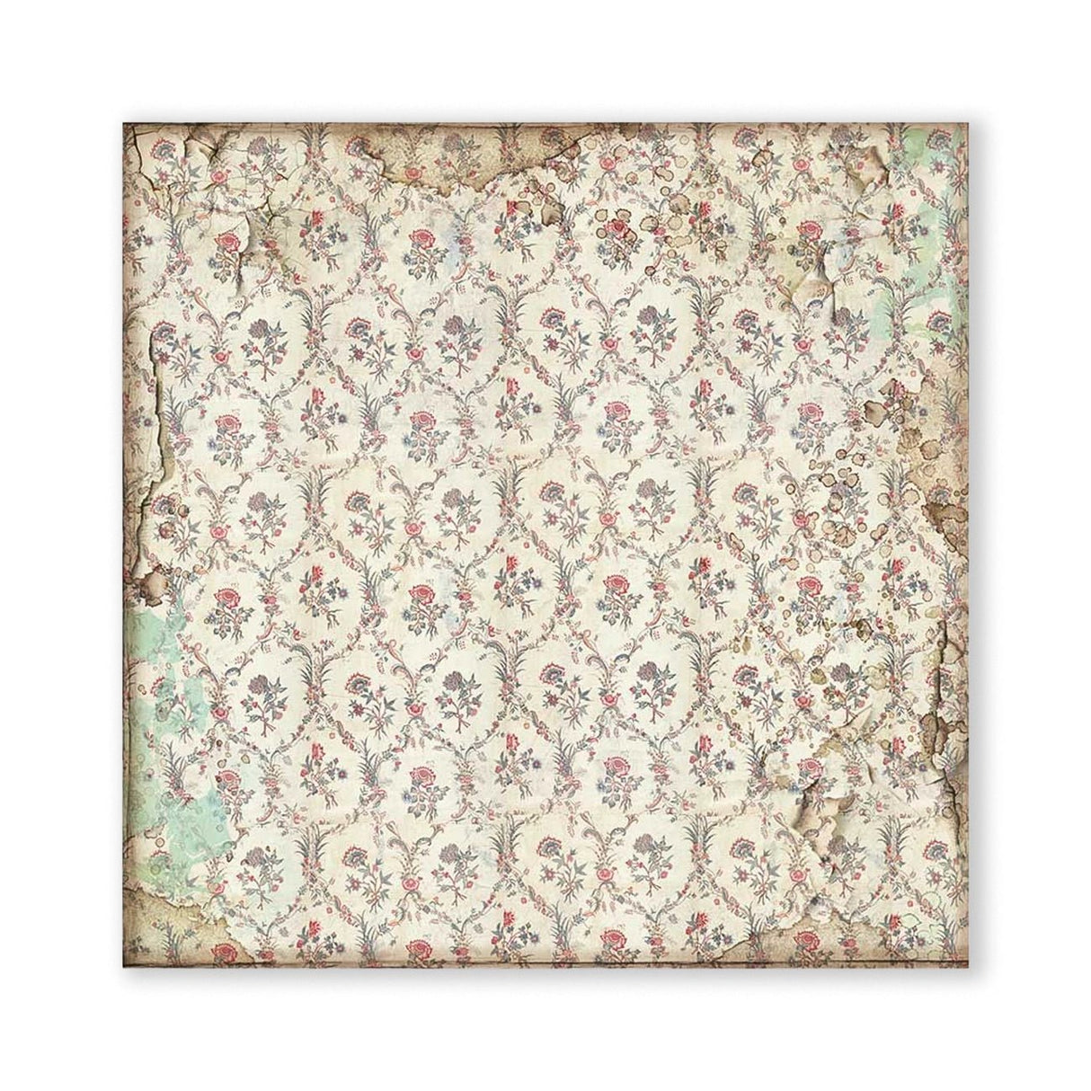 Scrapbook - Block "Alice" Backgrounds - Double Face - 10 Seiten - 20,3 x 20,3 (8x8 inch) - PerlineBeads SA