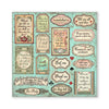 Scrapbook - Block "Alice in Wonderland" - Double Face - 10 Seiten - 30,5 x 30,5 cm (12 x 12 inch) - PerlineBeads SA