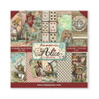 Scrapbook - Block "Alice in Wonderland" - Double Face - 10 Seiten - 30,5 x 30,5 cm (12 x 12 inch) - PerlineBeads SA