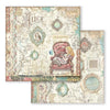 Scrapbook - Block "Alice Through the Looking Glass" - Double Face - 10 Seiten - 20,3 x 20,3 (8x8 inch) - PerlineBeads SA
