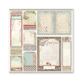 Scrapbook - Block "Alice Through the Looking Glass" - Double Face - 10 Seiten - 20,3 x 20,3 (8x8 inch) - PerlineBeads SA