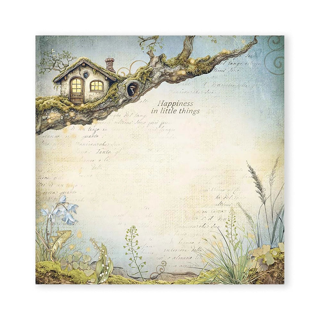 Scrapbook - Block "Hidde Grove" - Double Face - 10 Seiten - 30,5 x 30,5 cm (12 x 12 inch) - PerlineBeads SA