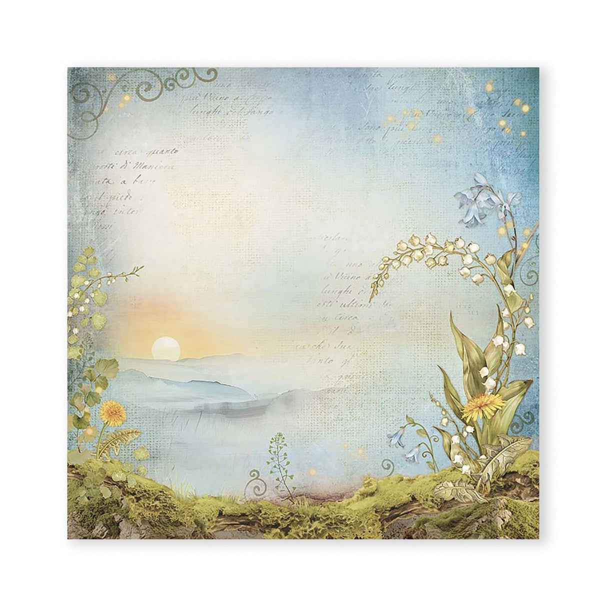 Scrapbook - Block "Hidde Grove" - Double Face - 10 Seiten - 30,5 x 30,5 cm (12 x 12 inch) - PerlineBeads SA