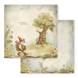 Scrapbook - Block "Hidde Grove" - Double Face - 10 Seiten - 30,5 x 30,5 cm (12 x 12 inch) - PerlineBeads SA