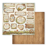 Scrapbook - Block "Hidde Grove" - Double Face - 10 Seiten - 30,5 x 30,5 cm (12 x 12 inch) - PerlineBeads SA