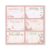 Scrapbook - Block "Roseland" - Double Face - 10 Seiten - 20,3 x 20,3 (8x8 inch) - PerlineBeads SA