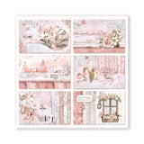 Scrapbook - Block "Roseland" - Double Face - 10 Seiten - 20,3 x 20,3 (8x8 inch) - PerlineBeads SA