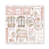 Scrapbook - Block "Roseland" - Double Face - 10 Seiten - 20,3 x 20,3 (8x8 inch) - PerlineBeads SA