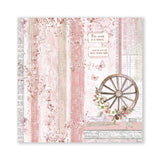 Scrapbook - Block "Roseland" - Double Face - 10 Seiten - 20,3 x 20,3 (8x8 inch) - PerlineBeads SA