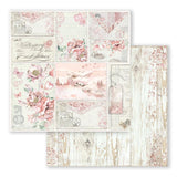 Scrapbook - Block "Roseland" - Double Face - 10 Seiten - 20,3 x 20,3 (8x8 inch) - PerlineBeads SA