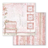 Scrapbook - Block "Roseland" - Double Face - 10 Seiten - 20,3 x 20,3 (8x8 inch) - PerlineBeads SA