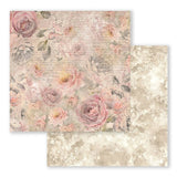 Scrapbook - Block "Shabby Rose" - Double Face - 10 Seiten - 20,3 x 20,3 (8x8 inch) - PerlineBeads SA