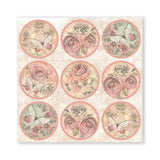 Scrapbook - Block "Shabby Rose" - Double Face - 10 Seiten - 20,3 x 20,3 (8x8 inch) - PerlineBeads SA