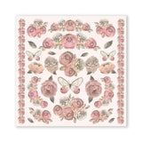 Scrapbook - Block "Shabby Rose" - Double Face - 10 Seiten - 20,3 x 20,3 (8x8 inch) - PerlineBeads SA